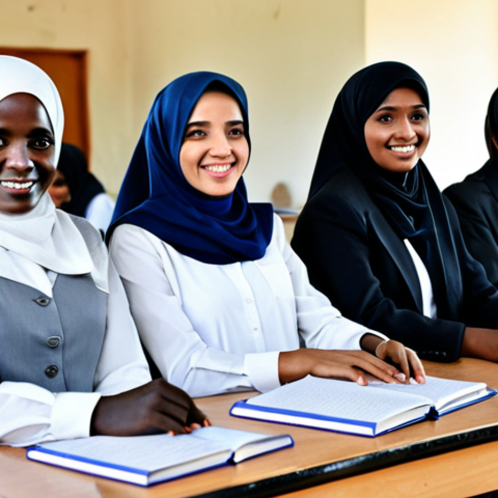 수단 여성의 역할 변화 - Empowered Sudanese Women in Education**

"A group of professional Sudanese women in a modern classro...