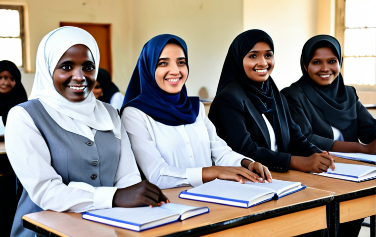 수단 여성의 역할 변화 - Empowered Sudanese Women in Education**

"A group of professional Sudanese women in a modern classro...