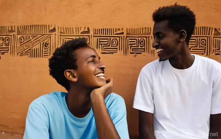 수단 아랍화 정책 영향 - **Prompt:** An intimate and warm indoor scene depicting the preservation of Sudanese linguistic and ...